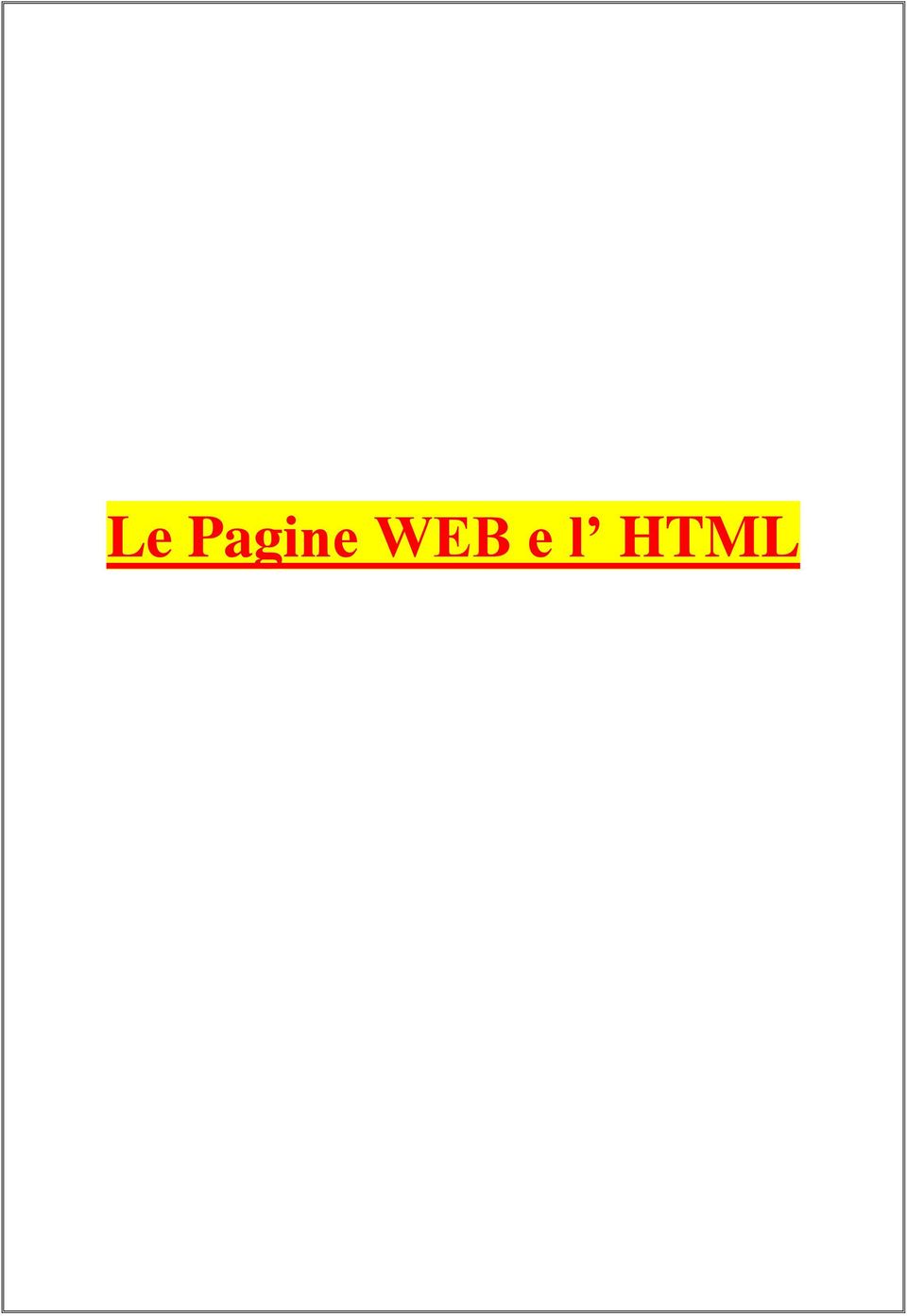 HTML