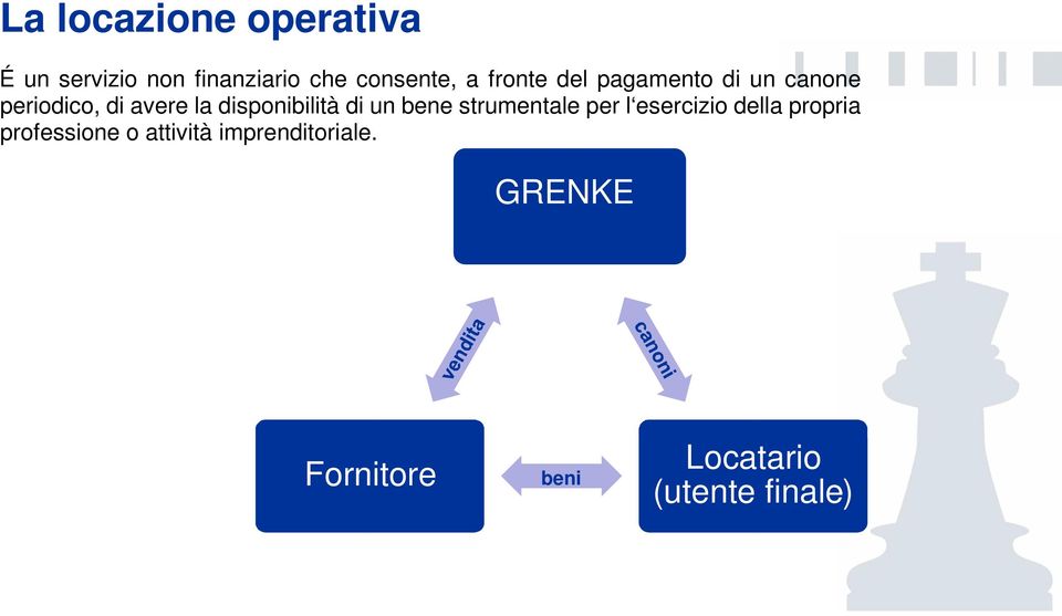 di un bene strumentale per l esercizio della propria professione o