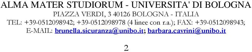 UNIVERSITA'