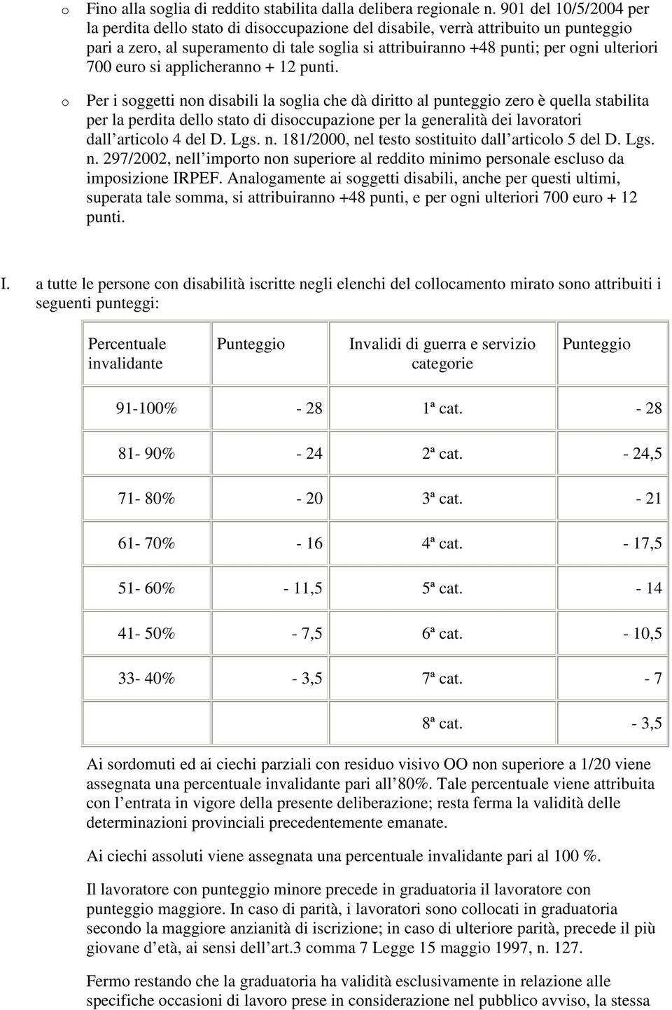 700 euro si applicheranno + 12 punti.