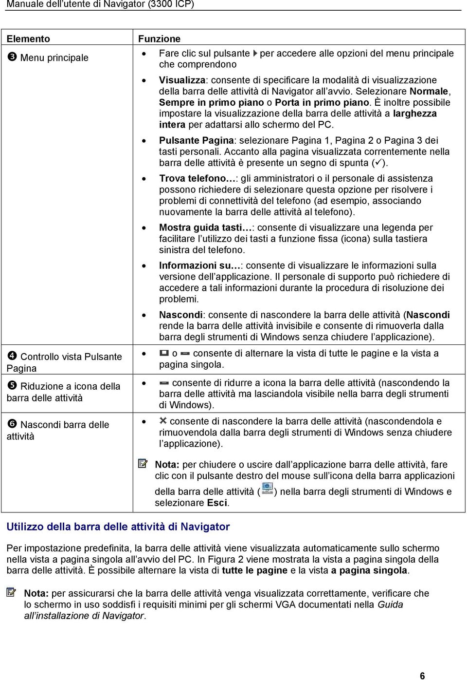 È inoltre possibile impostare la visualizzazione della barra delle attività a larghezza intera per adattarsi allo schermo del PC.