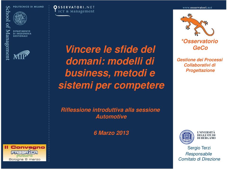 Collaborativi di Progettazione Riflessione introduttiva alla