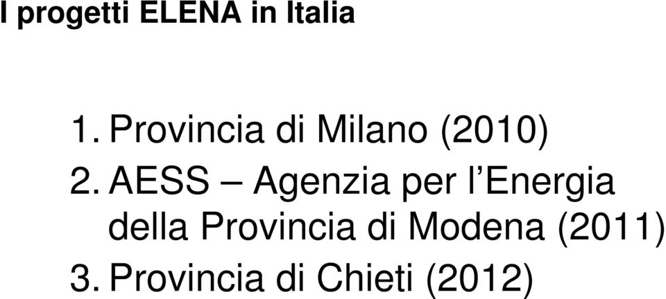 AESS Agenzia per l Energia della