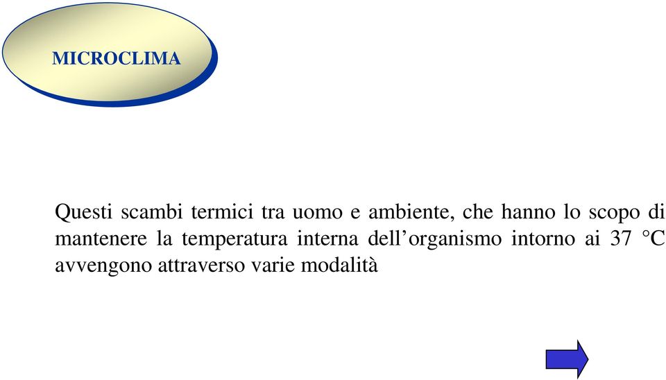 la temperatura interna dell organismo