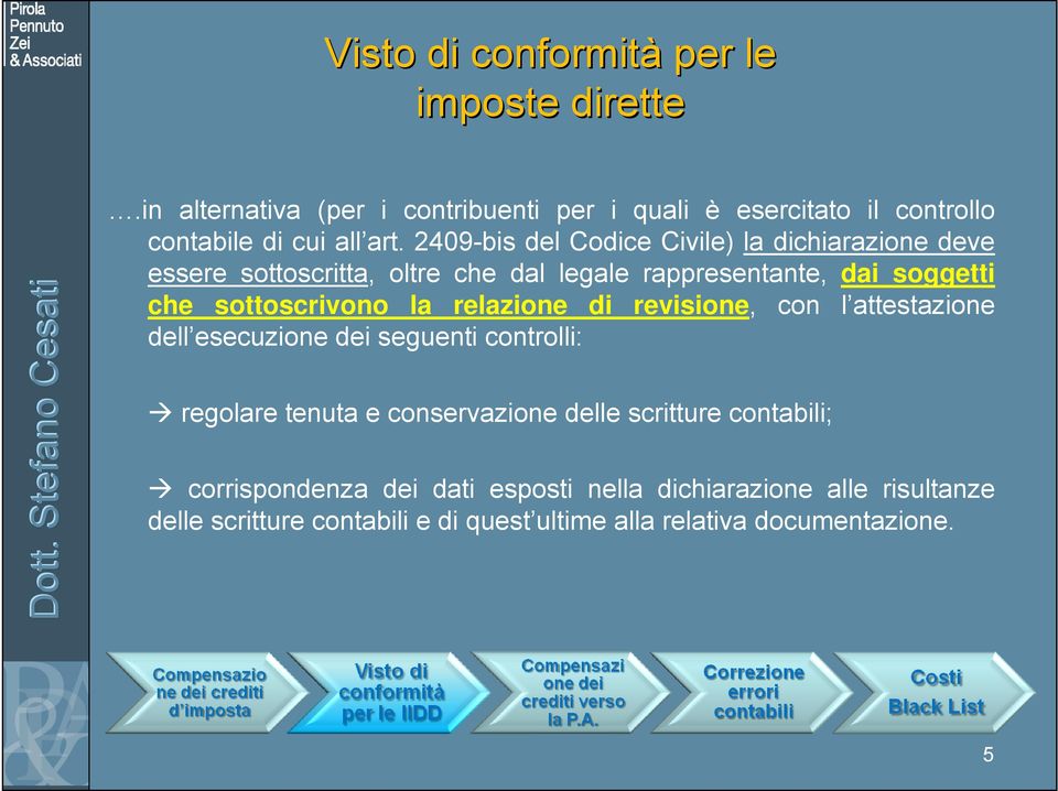 relazione di revisione, con l attestazione dell esecuzione dei seguenti controlli: regolare tenuta e conservazione delle scritture contabili;