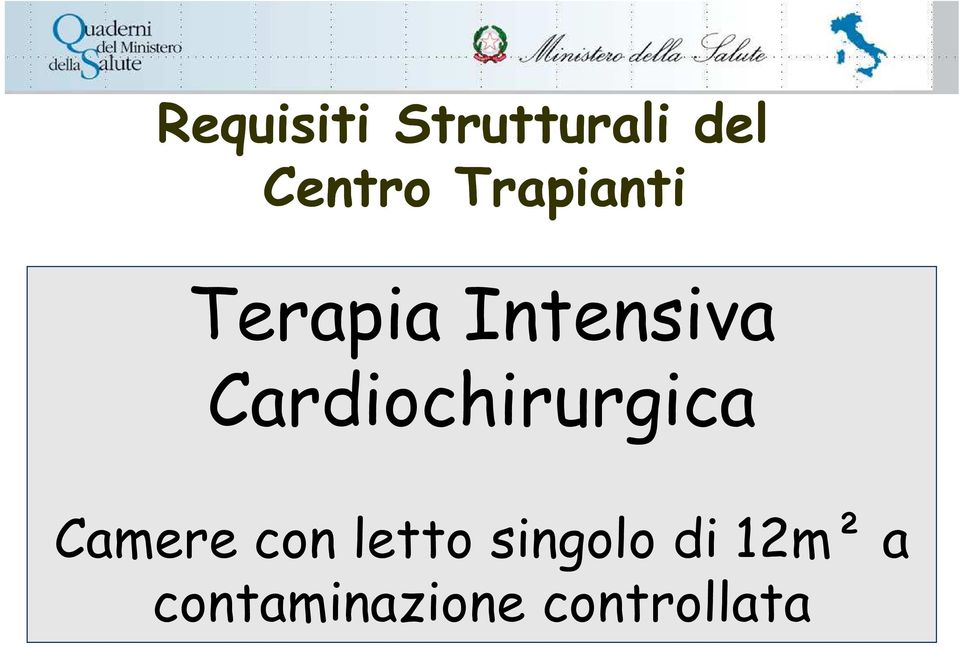 Cardiochirurgica Camere con letto