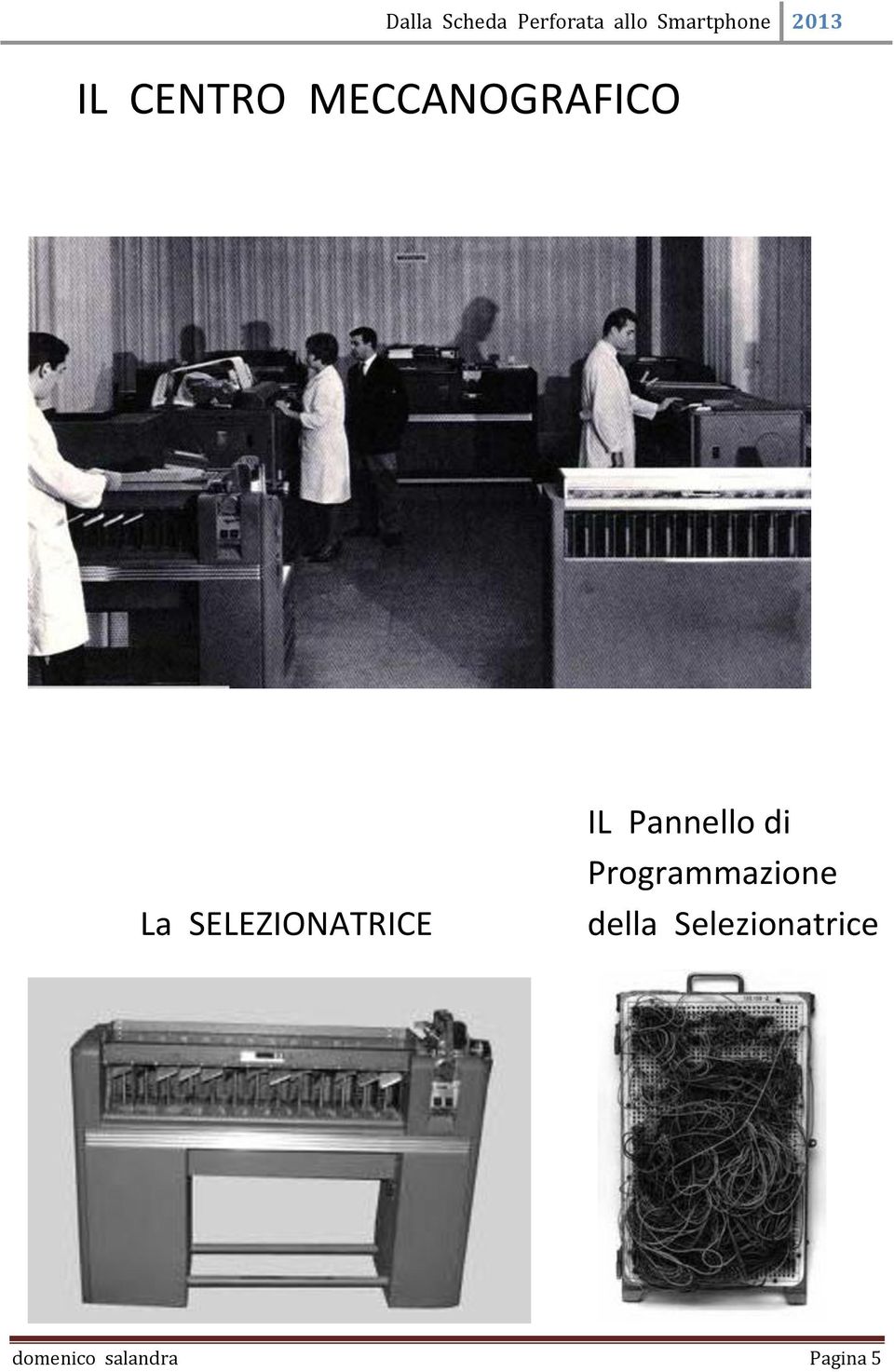 Programmazione della