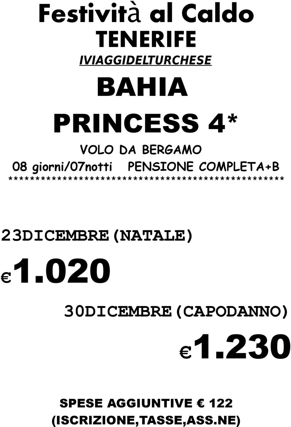 PENSIONE COMPLETA+B 23DICEMBRE(NATALE) 1.