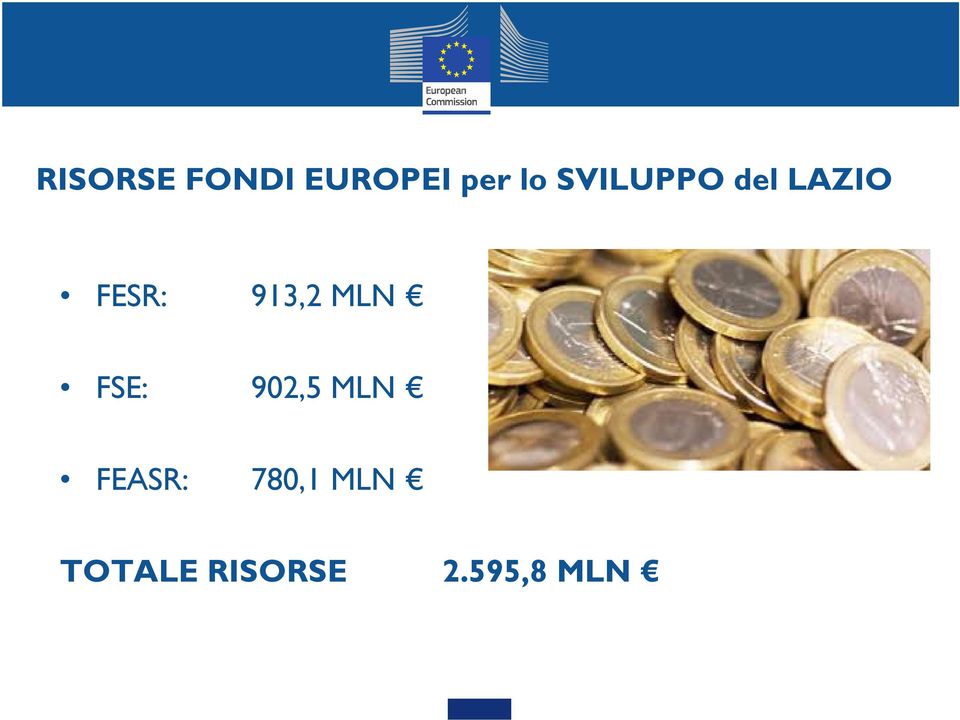 MLN FSE: 902,5 MLN FEASR: