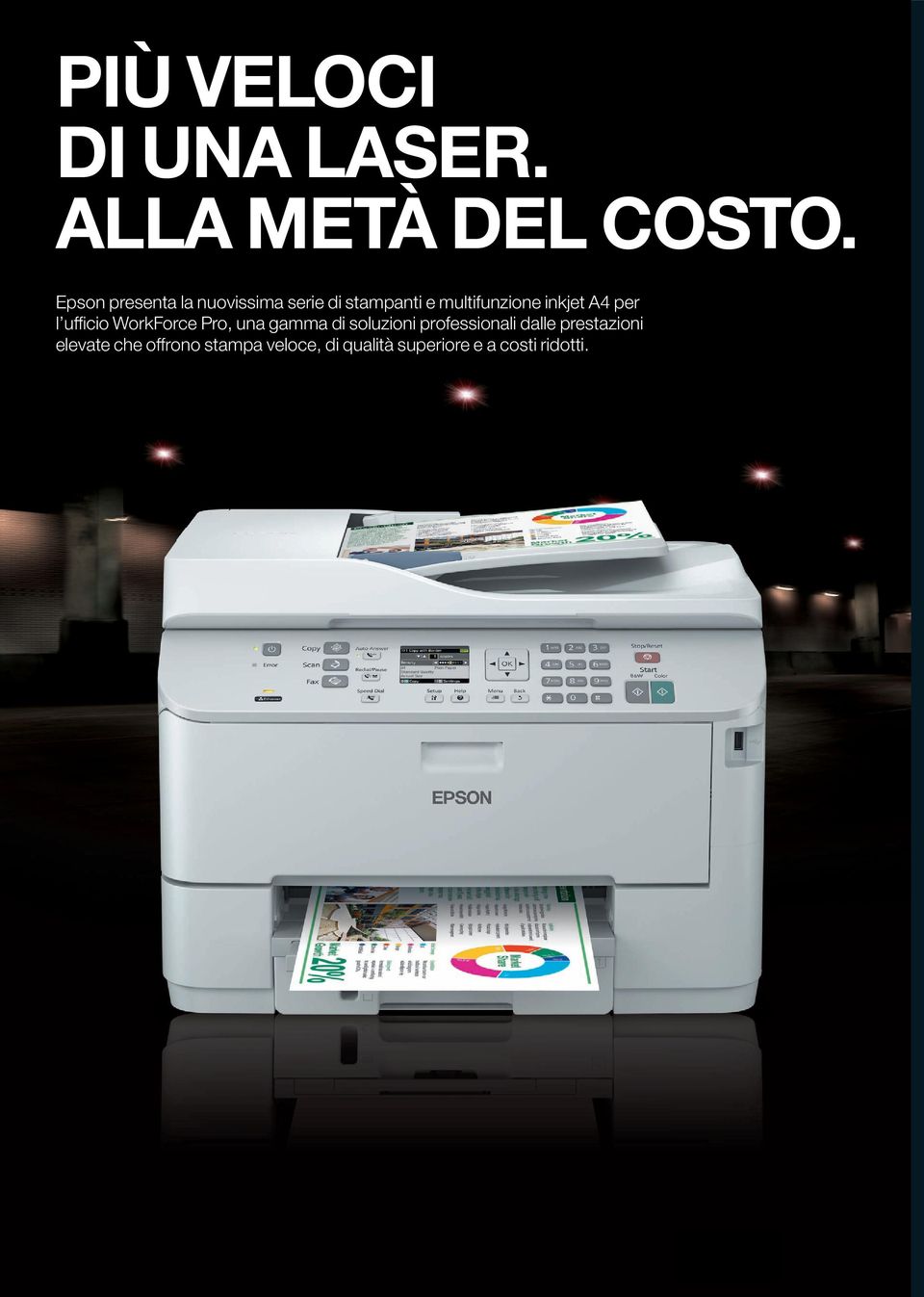 inkjet A4 per l uffi cio WorkForce Pro, una gamma di soluzioni