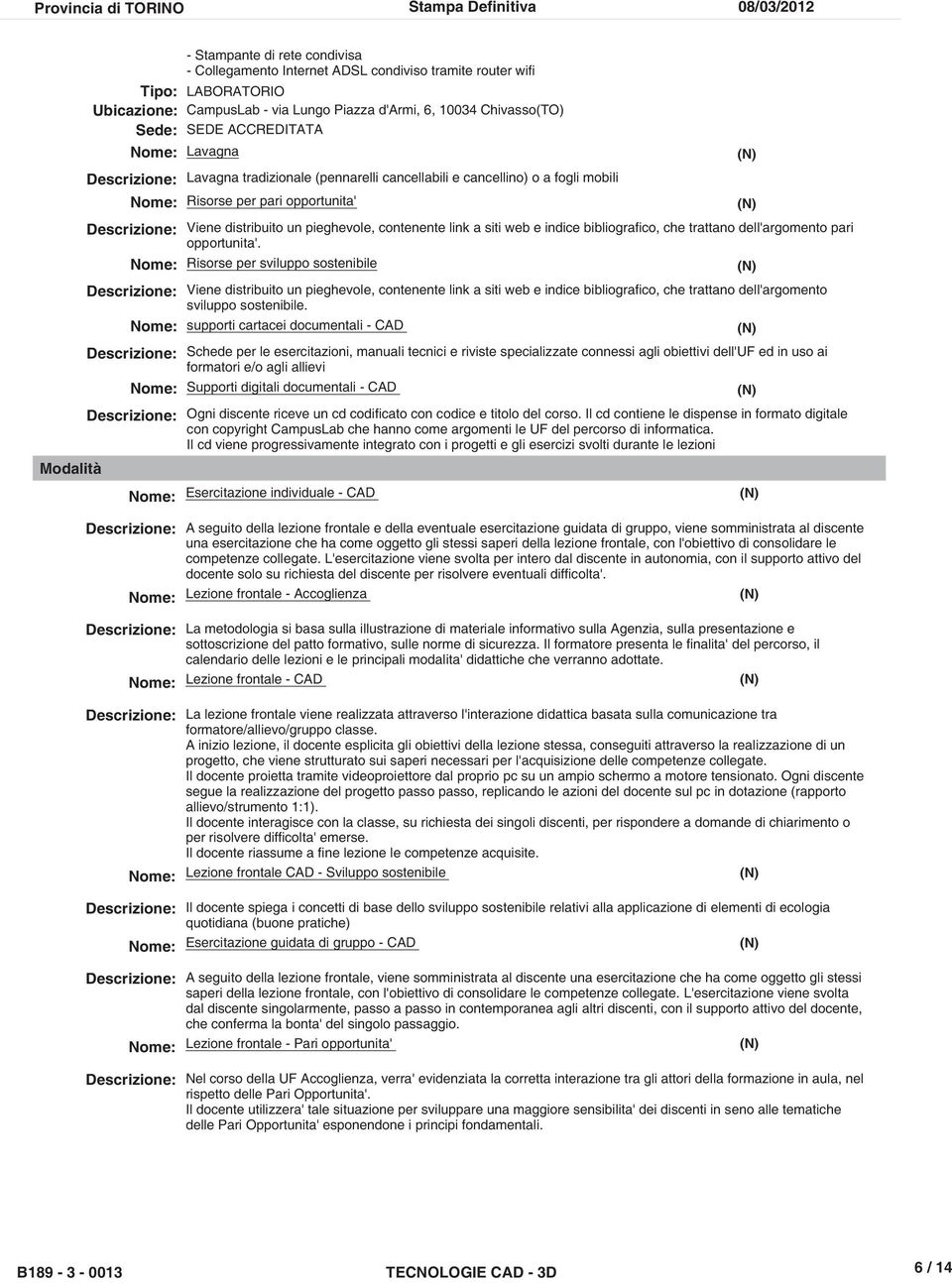 indice bibliografico, che trattano dell'argomento pari opportunita'.