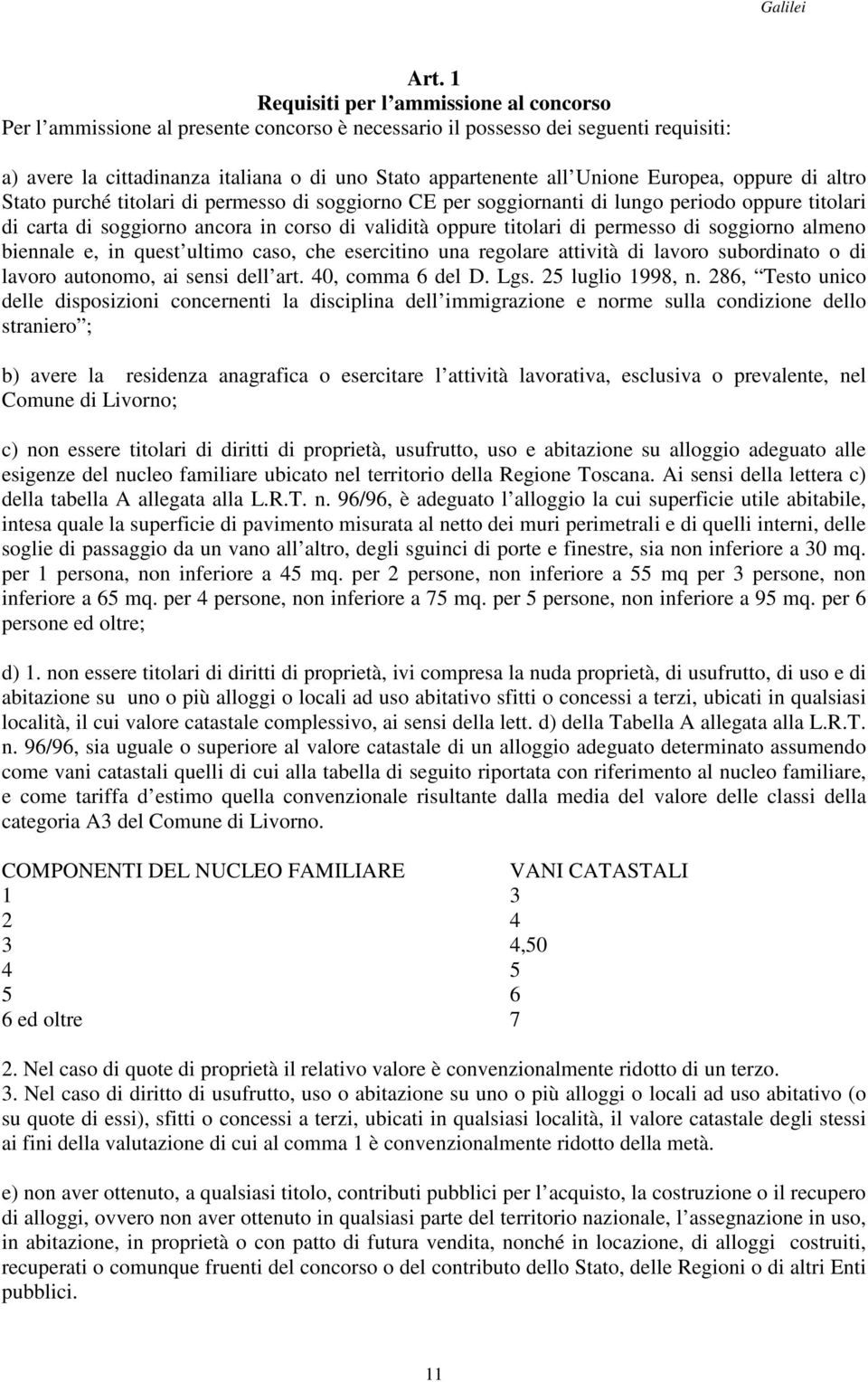 Unione Europea, oppure di altro Stato purché titolari di permesso di soggiorno CE per soggiornanti di lungo periodo oppure titolari di carta di soggiorno ancora in corso di validità oppure titolari