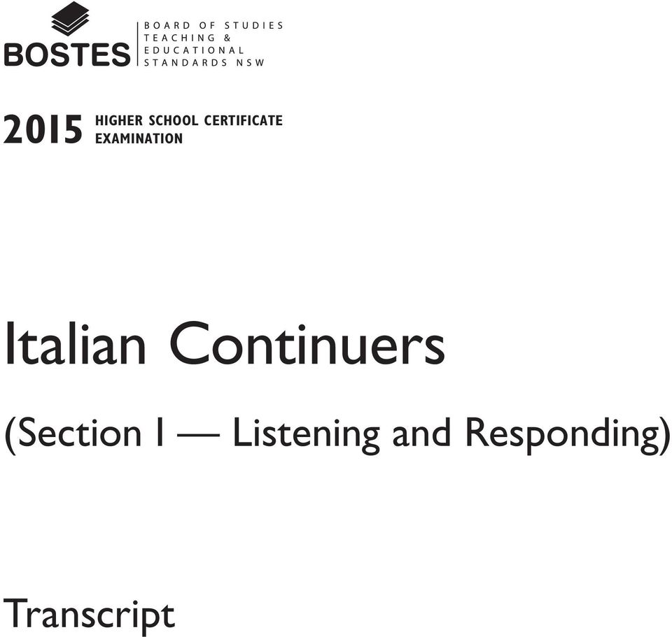 Italian Continuers (