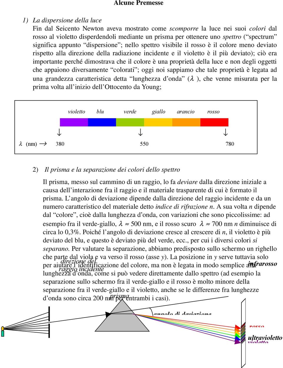 importante perché dimostrava che il colore è una proprietà della luce e non degli oggetti che appaiono diversamente colorati ; oggi noi sappiamo che tale proprietà è legata ad una grandezza