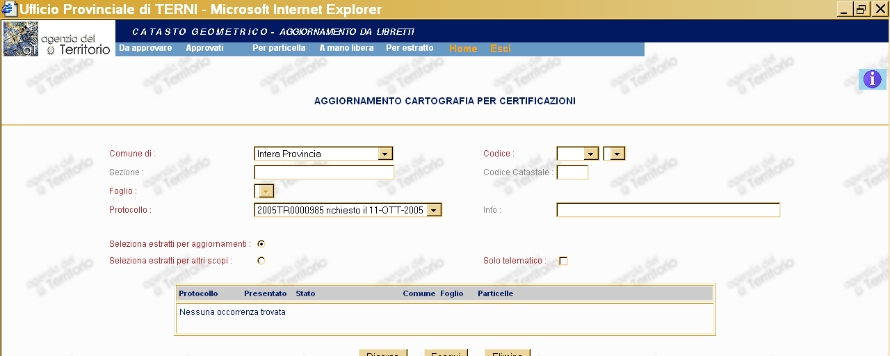 GUIDA OPERATIVA DEL SISTEMA DI GESTIONE DELLA Pag. 50 di 254 2.