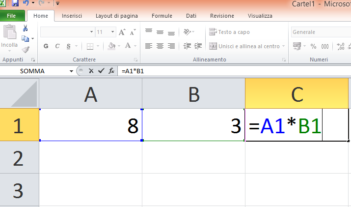 Sottrazione Per calcolare il risultato di una sottrazione si procede come per la somma, ma mettendo il segno meno davanti al secondo numero, la formula è la