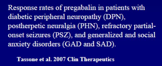 Farmaci antiepilettici: PREGABALIN - Efficacia - Dosaggi da