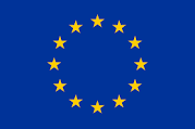 LA BANDIERA EUROPEA La bandiera europea simboleggia sia l'unione europea, che l'unità e l'identità dell'europa in generale. Essa è costituita da un cerchio di 12 stelle dorate su uno sfondo blu.