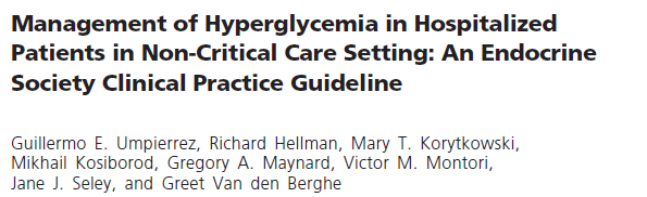 7.1 We recommend that hospitals provide administrative support for an interdisciplinary steering committee targeting a systems approach to improve care of inpatients with hyperglycemia and