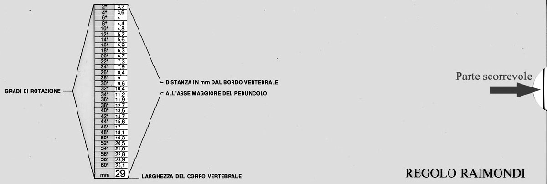 goniometrici di rotazione sono valori medi pertanto non esenti da errori.