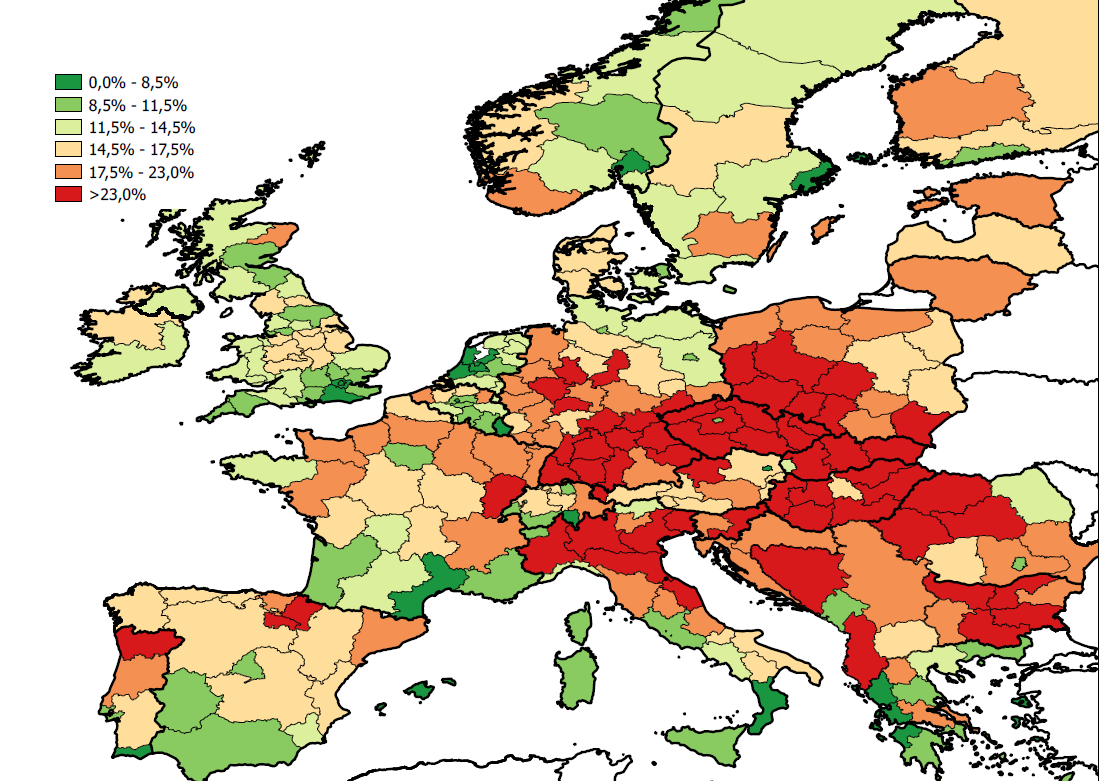 La nuova geografia della produzione manifatturiera: Europa e