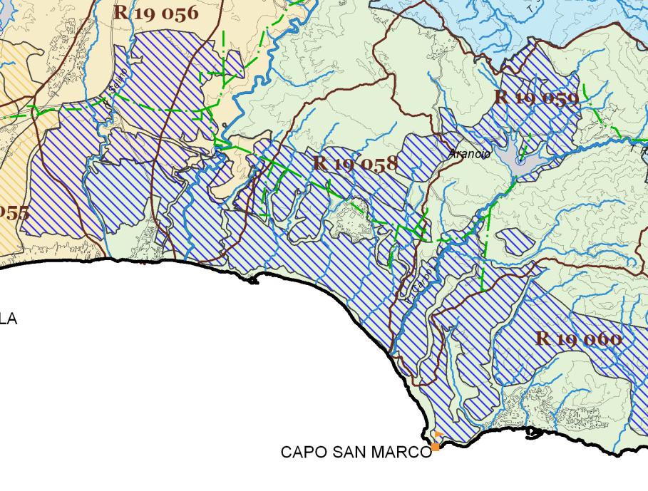 Piano di gestione del distretto idrografico della Sicilia Figura 52: Carta delle principali fonti ad uso irriguo (allegato C2) Fonte: Elaborazioni Gruppo di Lavoro PDG Sicilia e Servizi Figura 53: