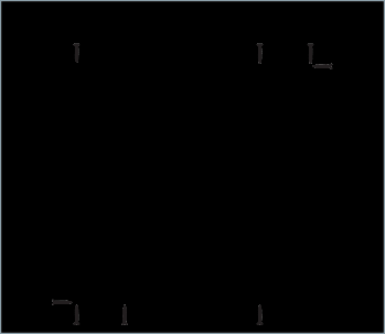 PROTEZIONE DI PILASTRI IN ACCIAIO R15-R240 Normativa: EN 13381-4 Laboratorio: APPLUS n 10/1483-1014 1 lastre TECBOR A 2 lastre TECBOR 3 vite autofilettante 4 pilastro in acciaio 5 stucco TECBOR PL 6