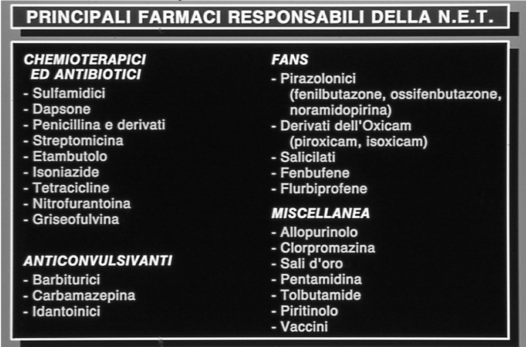 NECROLISI EPIDERMICA TOSSICA CLINICA Esordio simil-influenzale; dopo poche ore grave