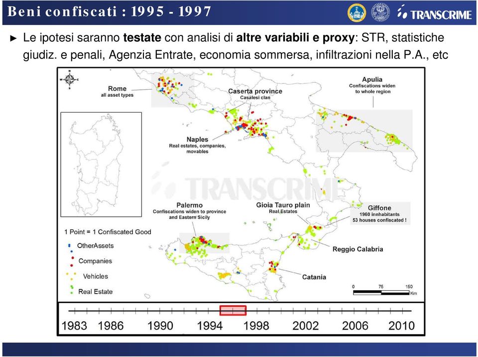 STR, statistiche giudiz.