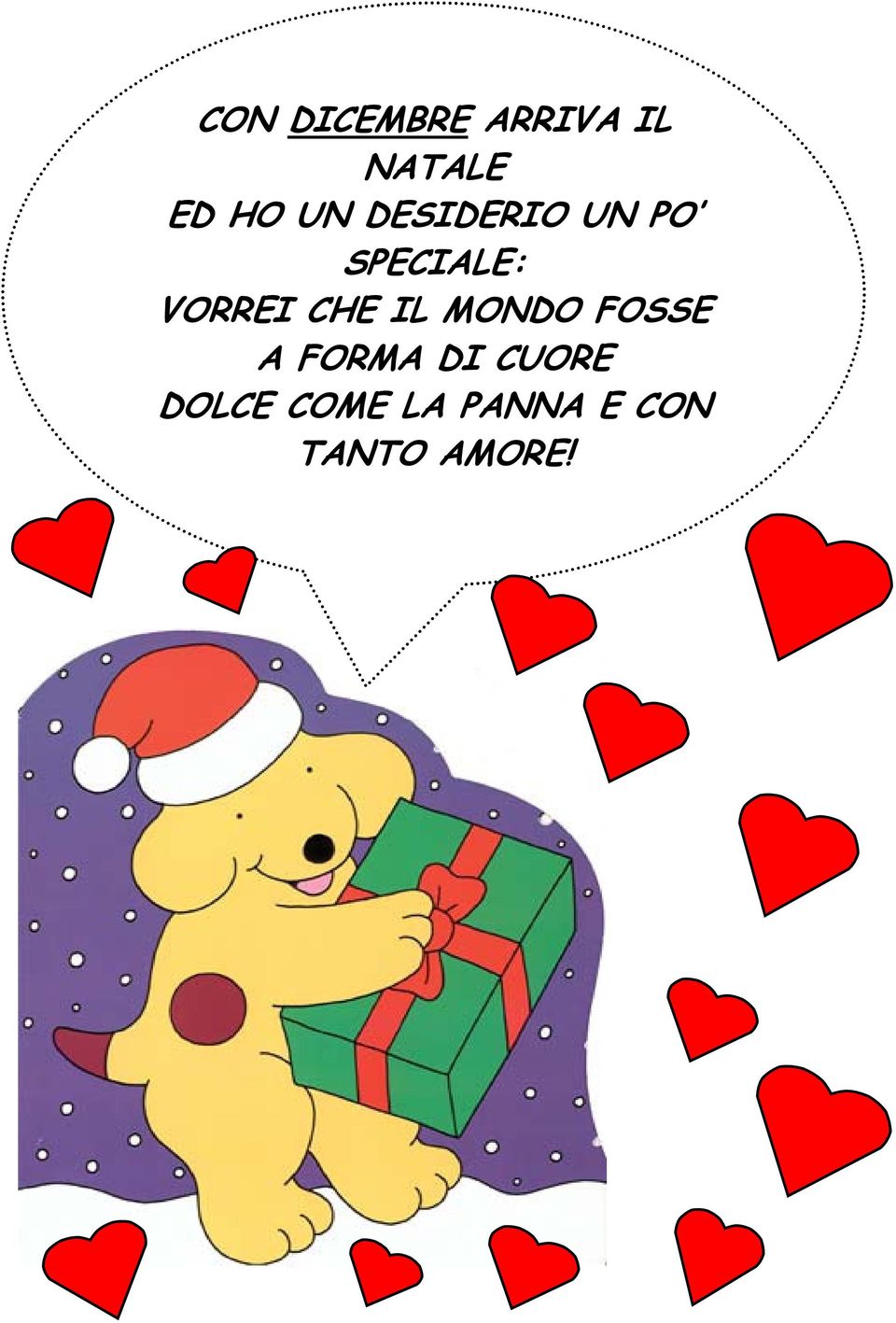 CHE IL MONDO FOSSE A FORMA DI CUORE