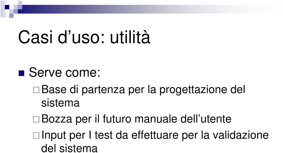 Bozza per il futuro manuale dell utente Input