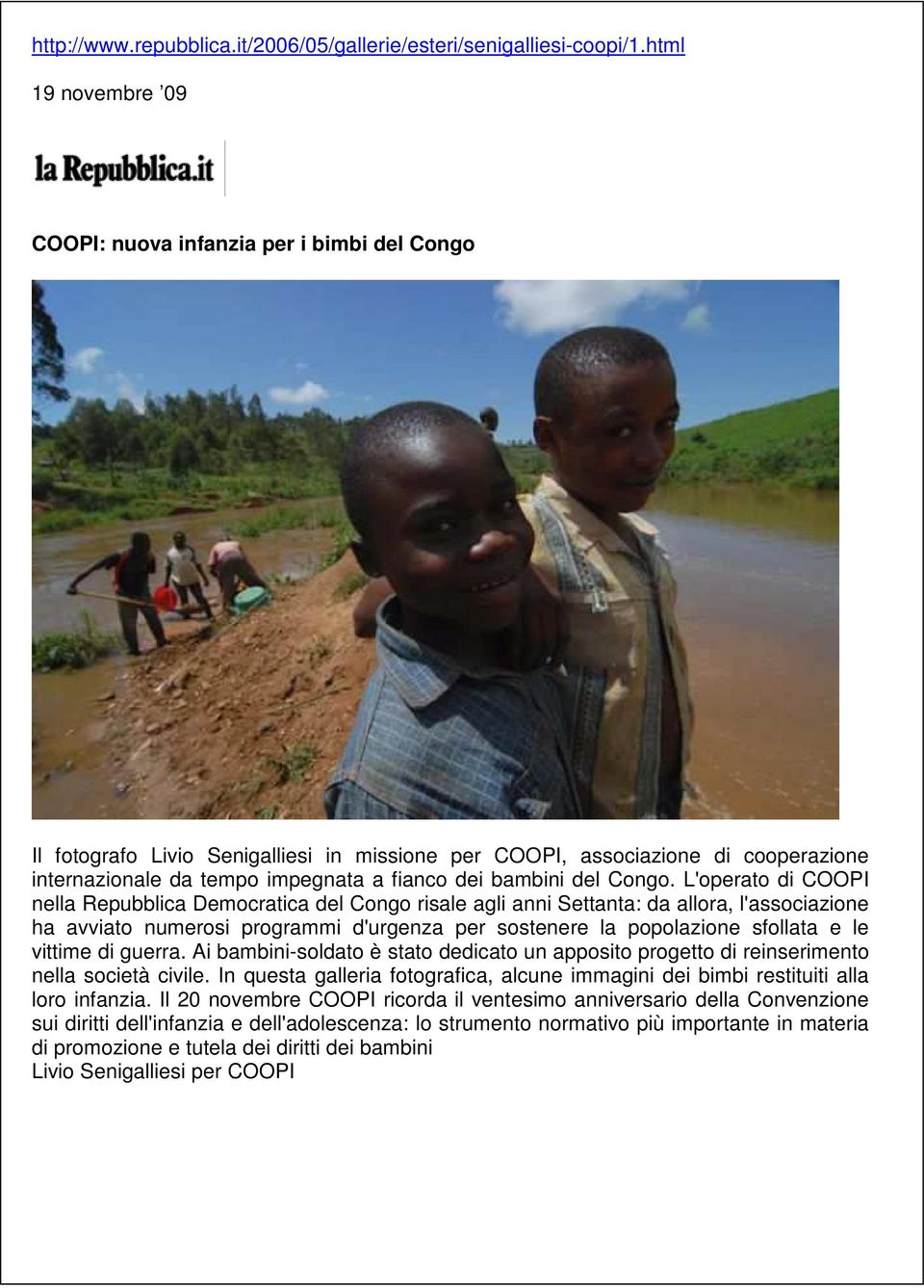 bambini del Congo.