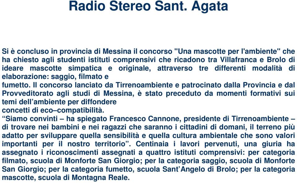 simpatica e originale, attraverso tre differenti modalità di elaborazione: saggio, filmato e fumetto.