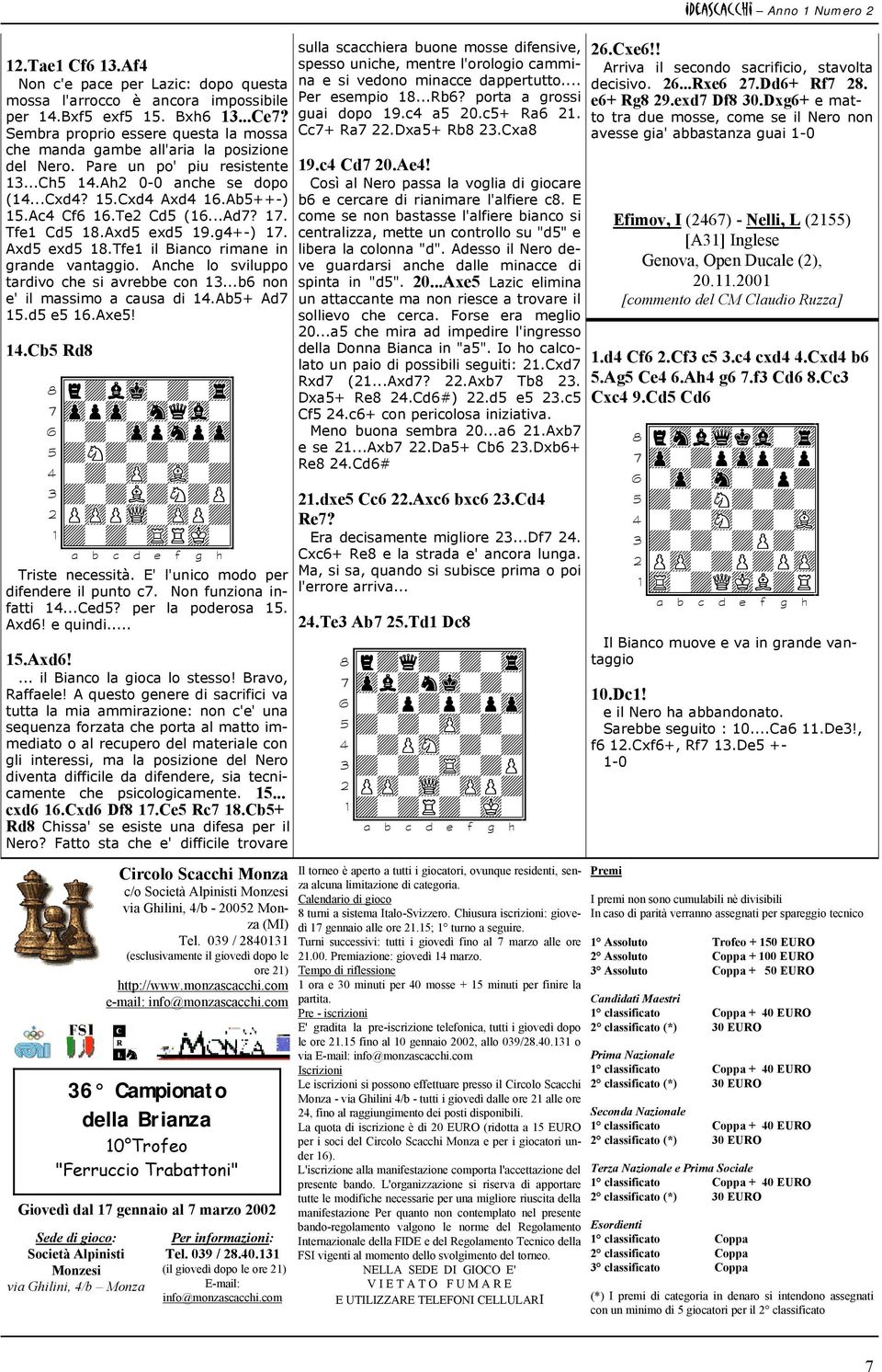 Te2 Cd5 (16...Ad7? 17. Tfe1 Cd5 18.Axd5 exd5 19.g4+-) 17. Axd5 exd5 18.Tfe1 il Bianco rimane in grande vantaggio. Anche lo sviluppo tardivo che si avrebbe con 13...b6 non e' il massimo a causa di 14.