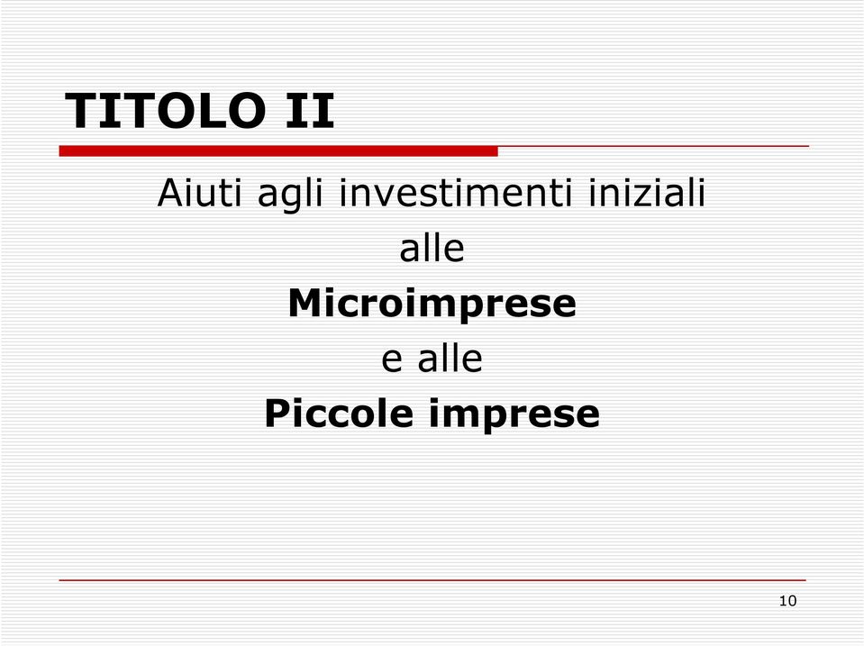 alle Microimprese e