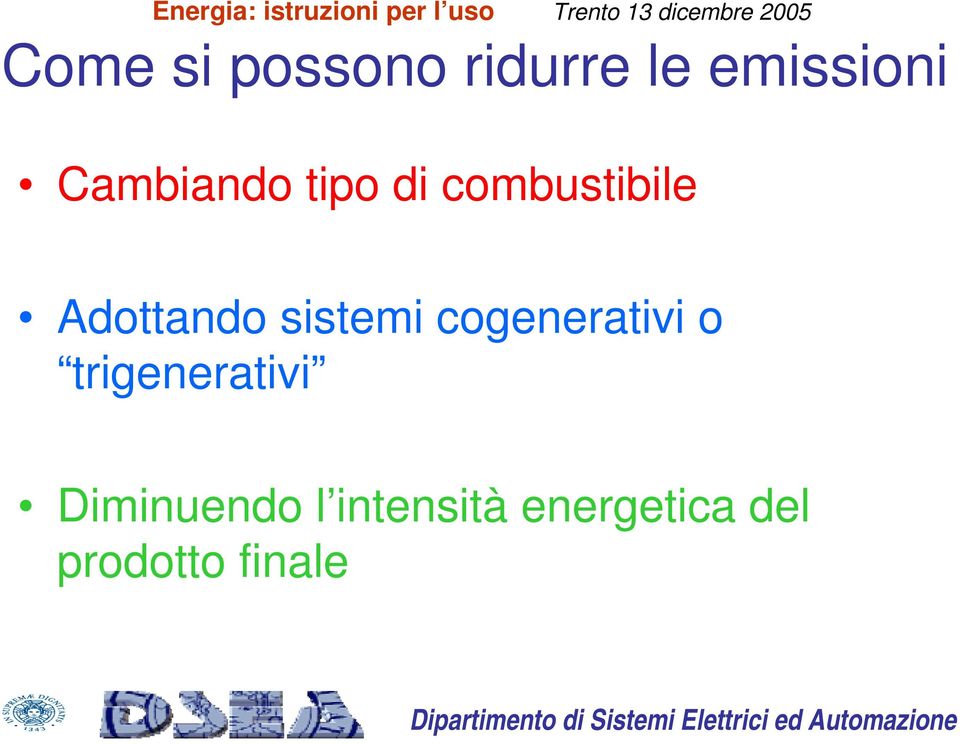 sistemi cogenerativi o trigenerativi