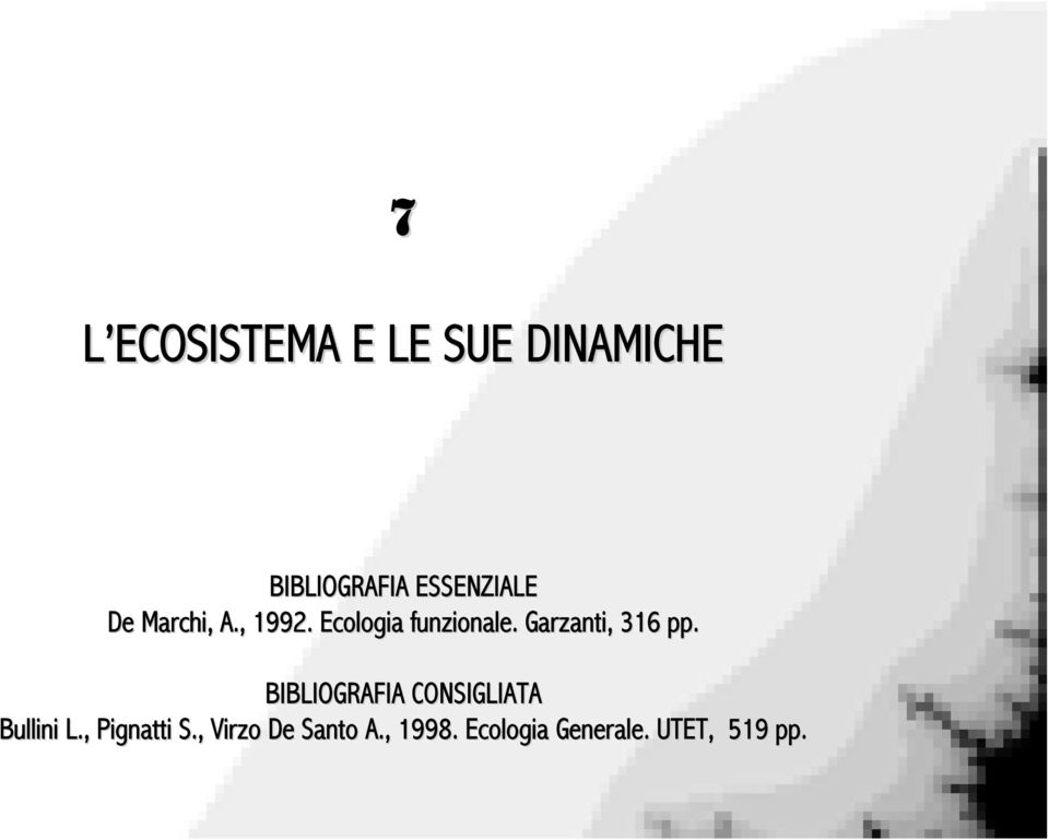 Garzanti, 316 pp. BIBLIOGRAFIA CONSIGLIATA Bullini L.