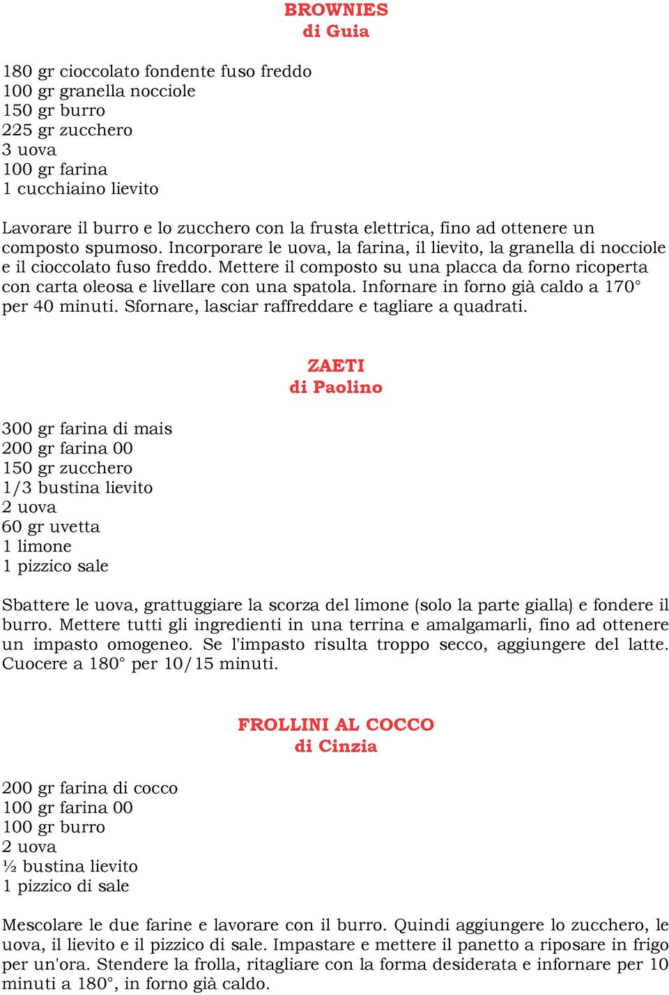 Mettere il composto su una placca da forno ricoperta con carta oleosa e livellare con una spatola. Infornare in forno già caldo a 170 per 40 minuti.