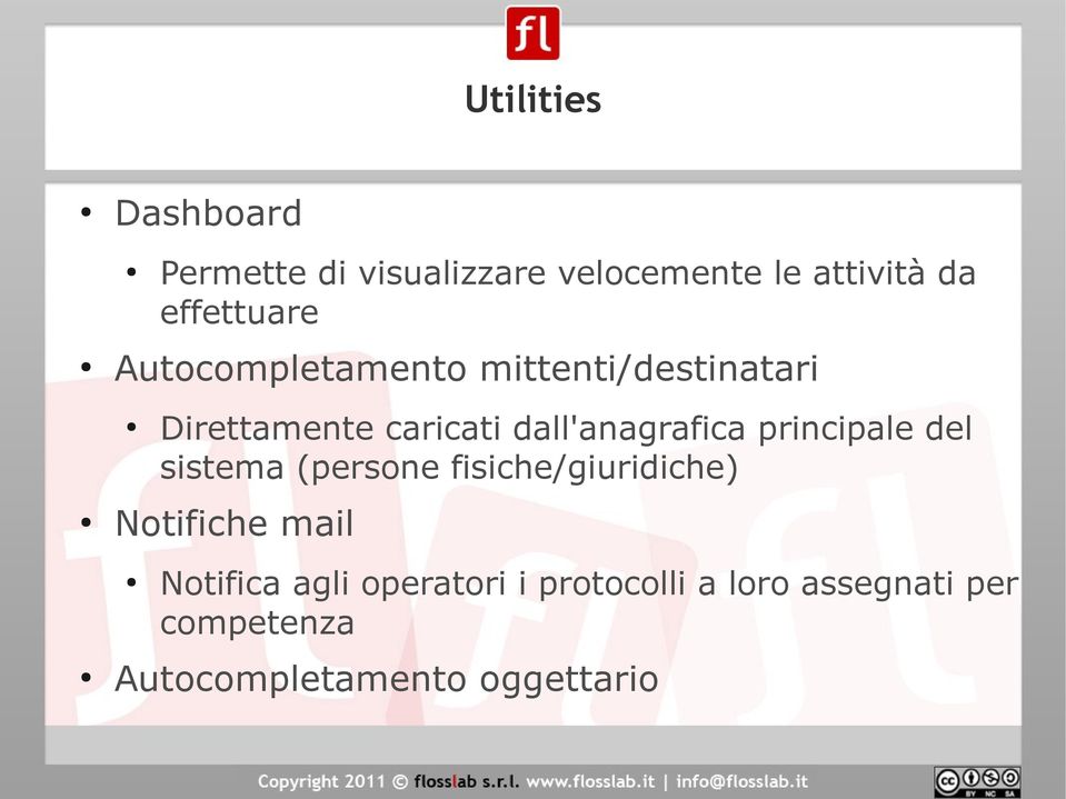 dall'anagrafica principale del sistema (persone fisiche/giuridiche) Notifiche