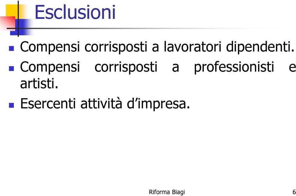 Compensi corrisposti a professionisti