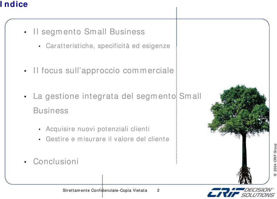 segmento Small Business Acquisire nuovi potenziali clienti Gestire e