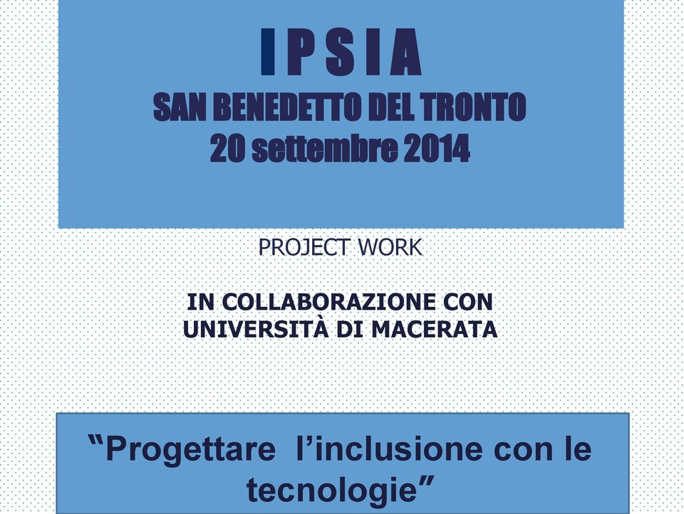 COLLABORAZIONE CON UNIVERSITÀ DI