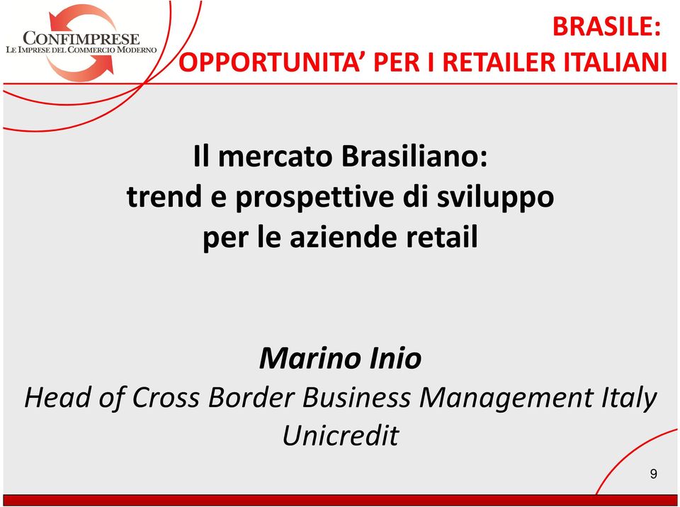 sviluppo per le aziende retail Marino Inio Head