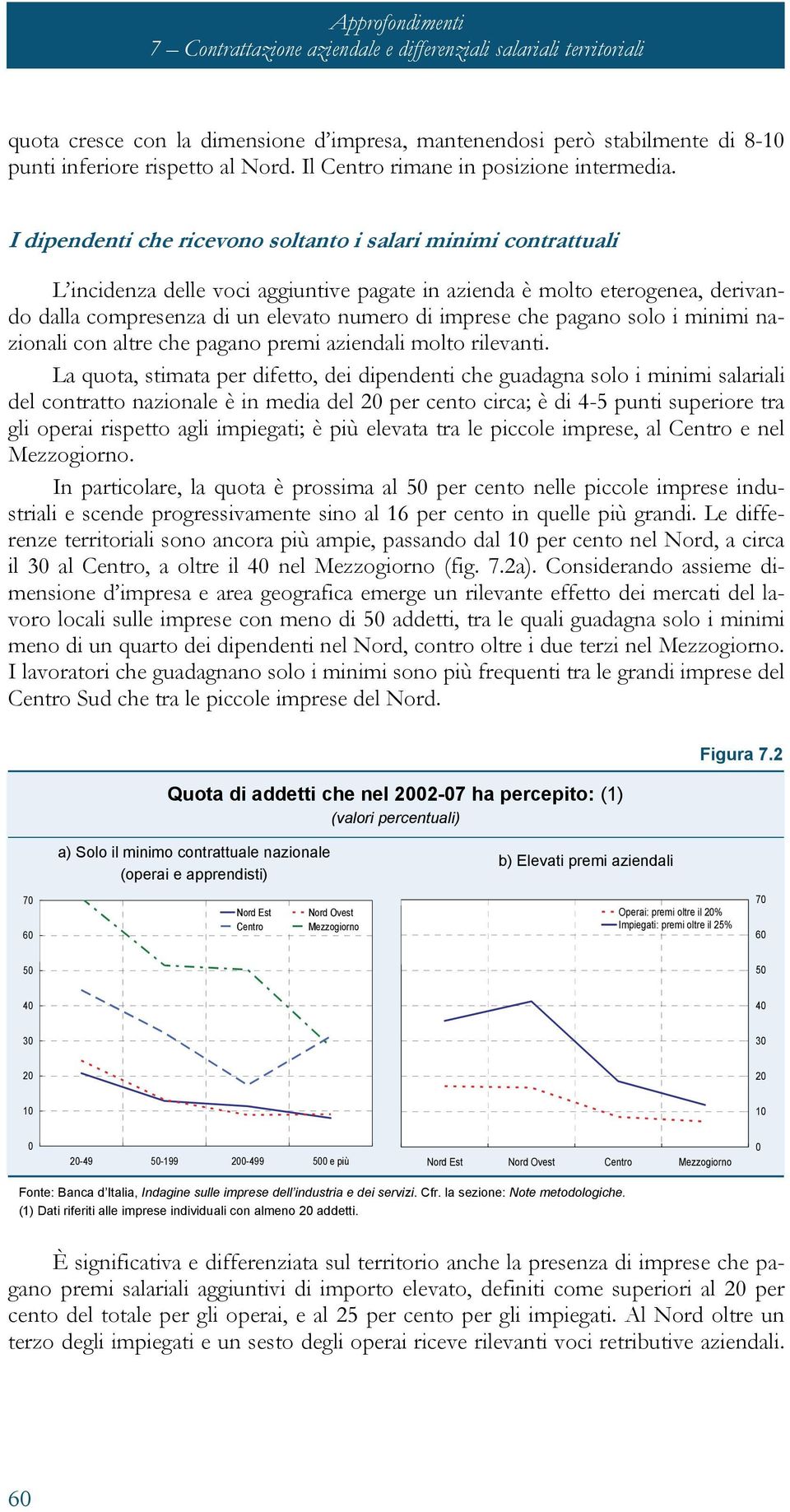 pagano solo i minimi nazionali con altre che pagano premi aziendali molto rilevanti.