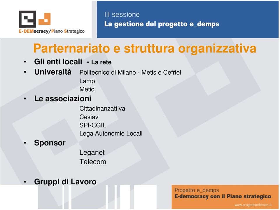 Lamp Metid Le associazioni Sponsor Cittadinanzattiva Cesiav