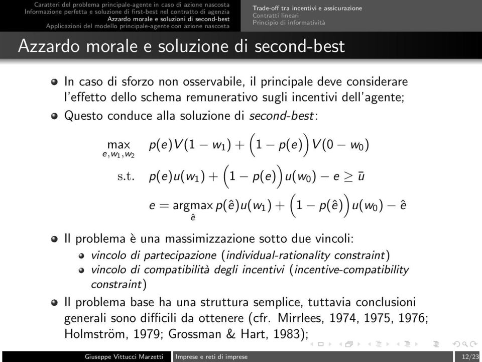 o dello schema remunerati