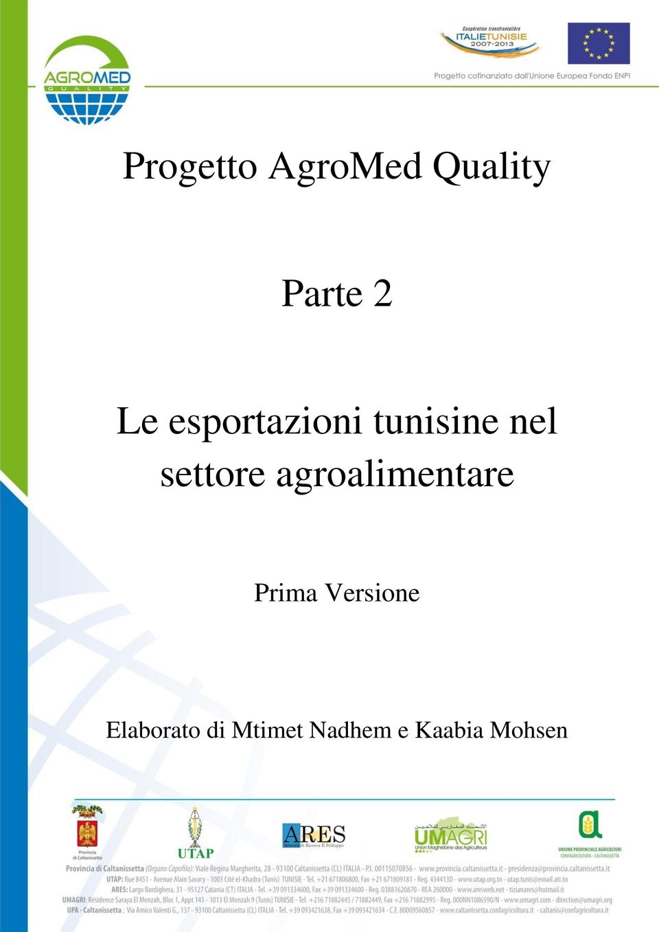 agroalimentare Prima Versione