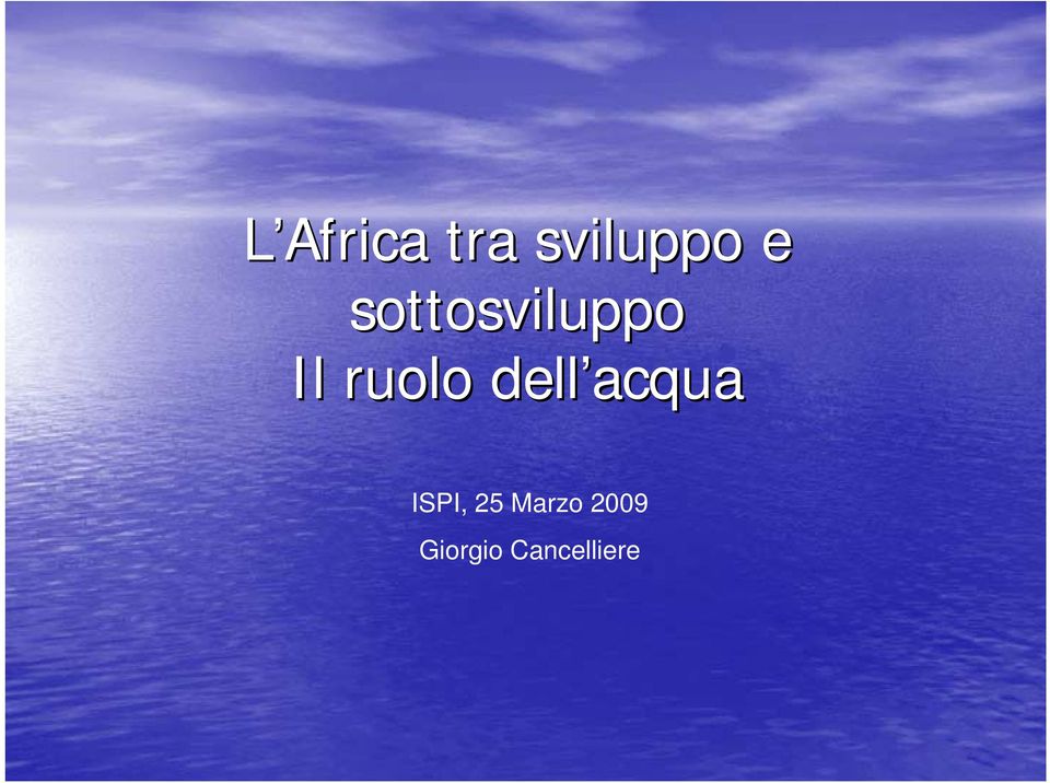 dell acqua ISPI, 25