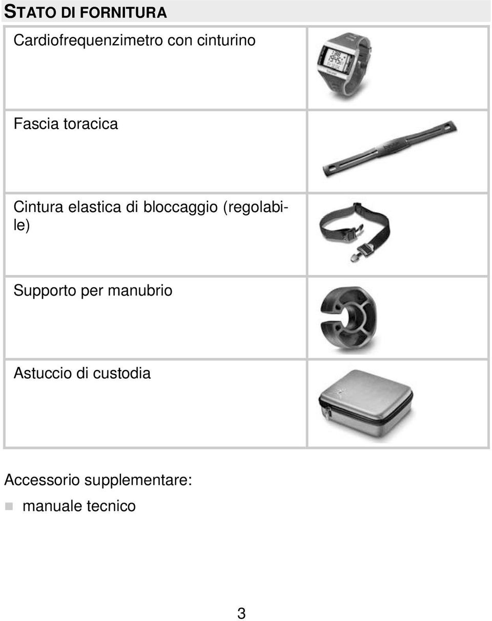 bloccaggio (regolabile) Supporto per manubrio