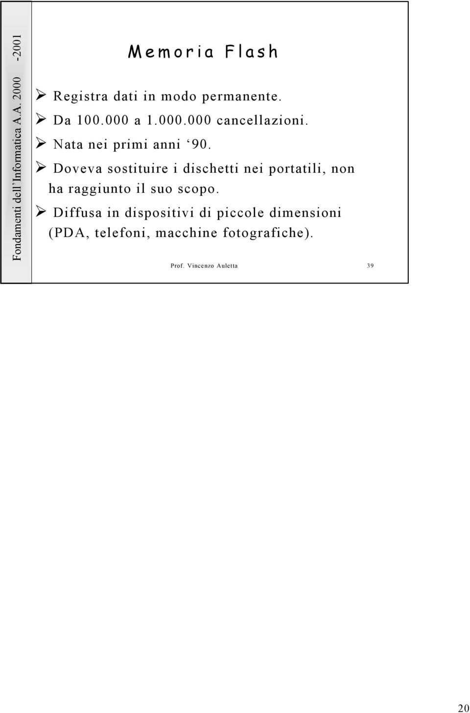 Doveva sostituire i dischetti nei portatili, non ha raggiunto il suo scopo.